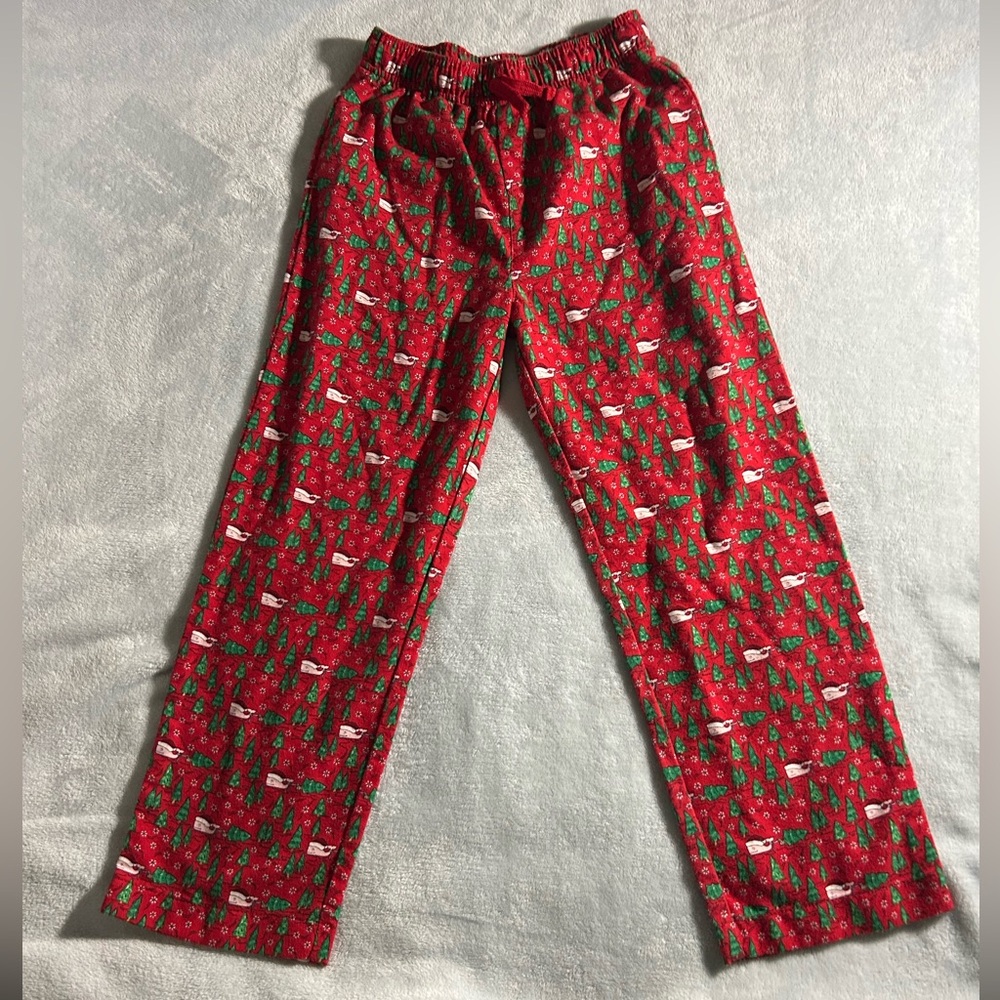 Vineyard Vines Red and Green Kids Holiday Pajama Pants